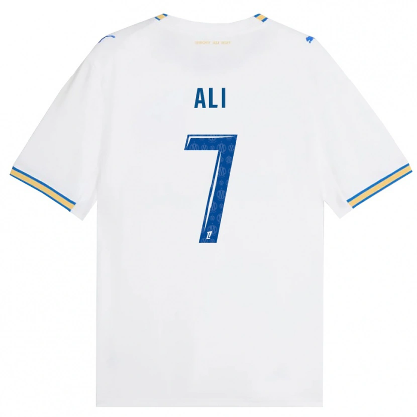 Danxen Dámské Azhar Ali #7 Modrá Bílá Domů Hráčské Dresy 2026/27 Dres