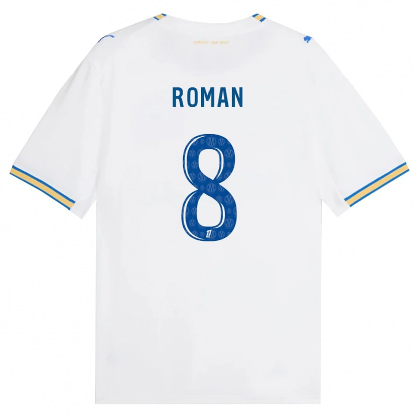 Danxen Dámské Lucas Roman #8 Modrá Bílá Domů Hráčské Dresy 2026/27 Dres