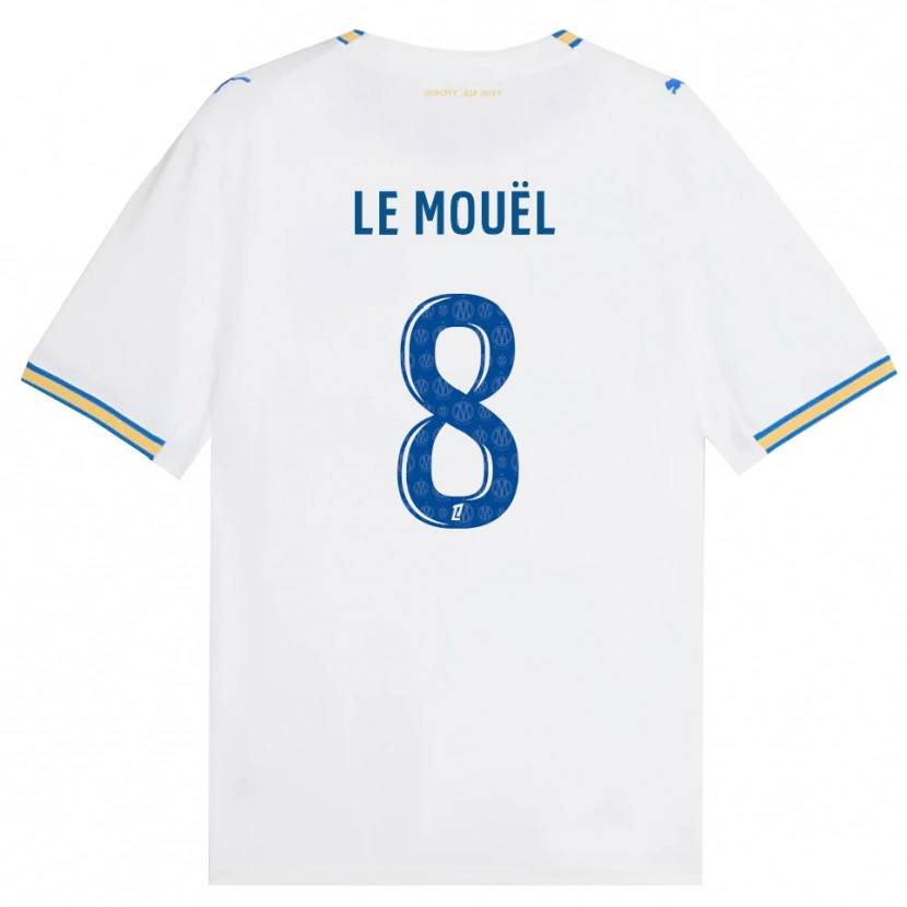 Danxen Dámské Margaux Le Mouël #8 Modrá Bílá Domů Hráčské Dresy 2026/27 Dres