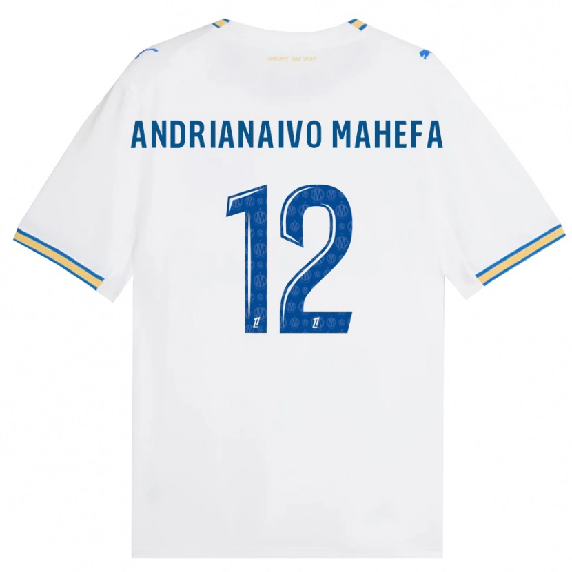 Danxen Dámské Mathis Andrianaivo Mahefa #12 Modrá Bílá Domů Hráčské Dresy 2026/27 Dres