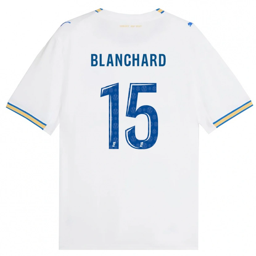 Danxen Dámské Ninon Blanchard #15 Modrá Bílá Domů Hráčské Dresy 2026/27 Dres