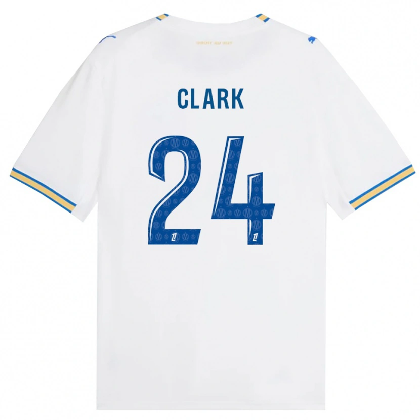 Danxen Dámské Ashley Clark #24 Modrá Bílá Domů Hráčské Dresy 2026/27 Dres