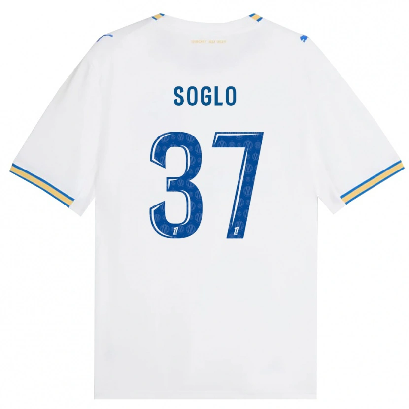 Danxen Dámské Emran Soglo #37 Modrá Bílá Domů Hráčské Dresy 2026/27 Dres