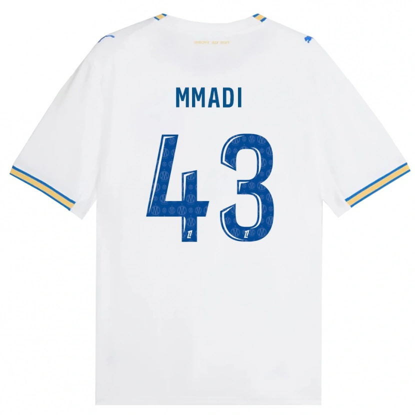Danxen Dámské Tadjidine Mmadi #43 Modrá Bílá Domů Hráčské Dresy 2026/27 Dres