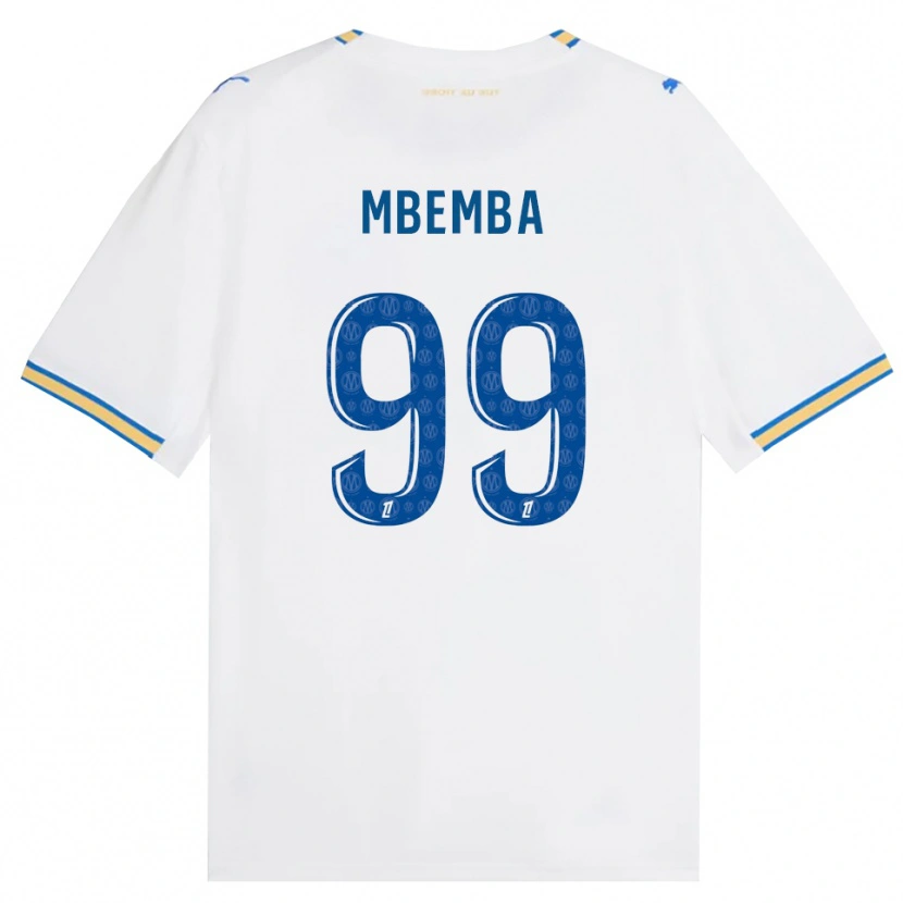 Danxen Dámské Chancel Mbemba #99 Modrá Bílá Domů Hráčské Dresy 2026/27 Dres