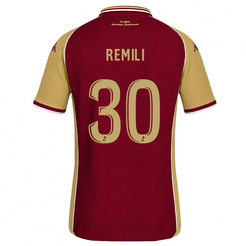 Danxen Dámské Célia Remili #30 Zlatohnědá Tmavě Červená Domů Hráčské Dresy 2026/27 Dres