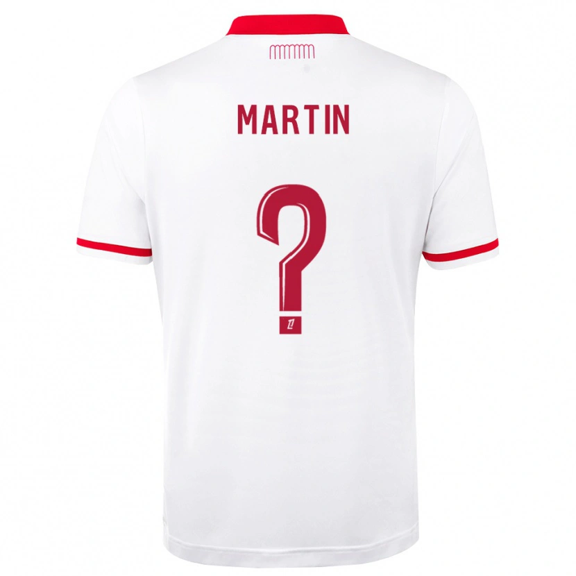Danxen Dámské Logan Martin #0 Červená Bílá Domů Hráčské Dresy 2026/27 Dres