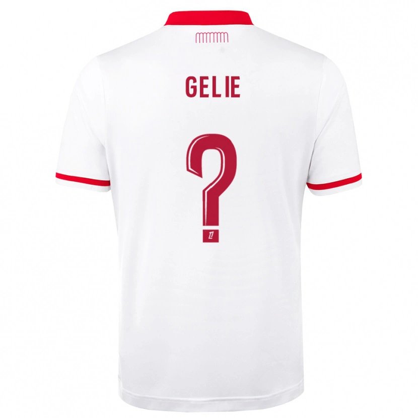 Danxen Dámské Melvyn Gelie #0 Červená Bílá Domů Hráčské Dresy 2026/27 Dres