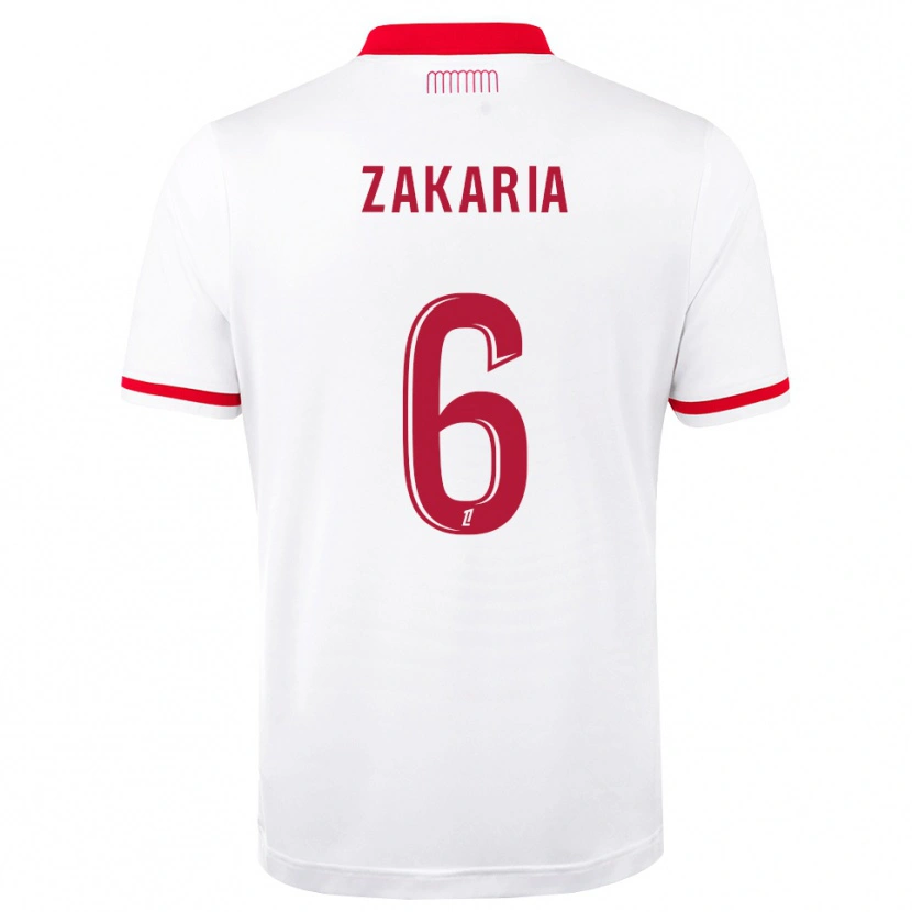 Danxen Dámské Denis Zakaria #6 Červená Bílá Domů Hráčské Dresy 2026/27 Dres