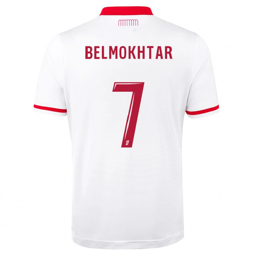 Danxen Dámské Ilies Belmokhtar #7 Červená Bílá Domů Hráčské Dresy 2026/27 Dres
