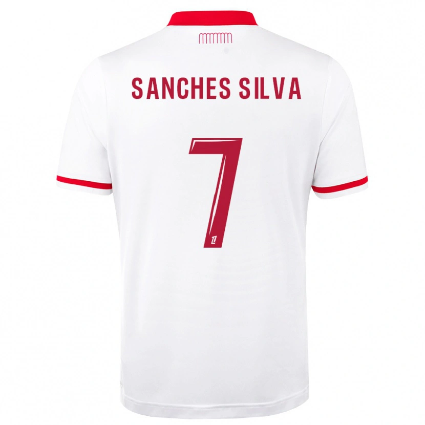 Danxen Dámské Jordy Sanches Silva #7 Červená Bílá Domů Hráčské Dresy 2026/27 Dres