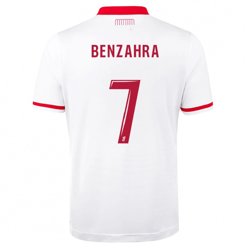 Danxen Dámské Safouane Benzahra #7 Červená Bílá Domů Hráčské Dresy 2026/27 Dres