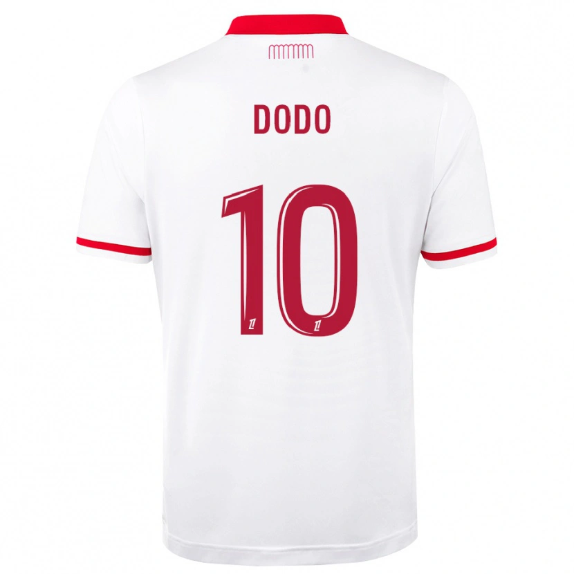 Danxen Dámské Yannick Dodo #10 Červená Bílá Domů Hráčské Dresy 2026/27 Dres