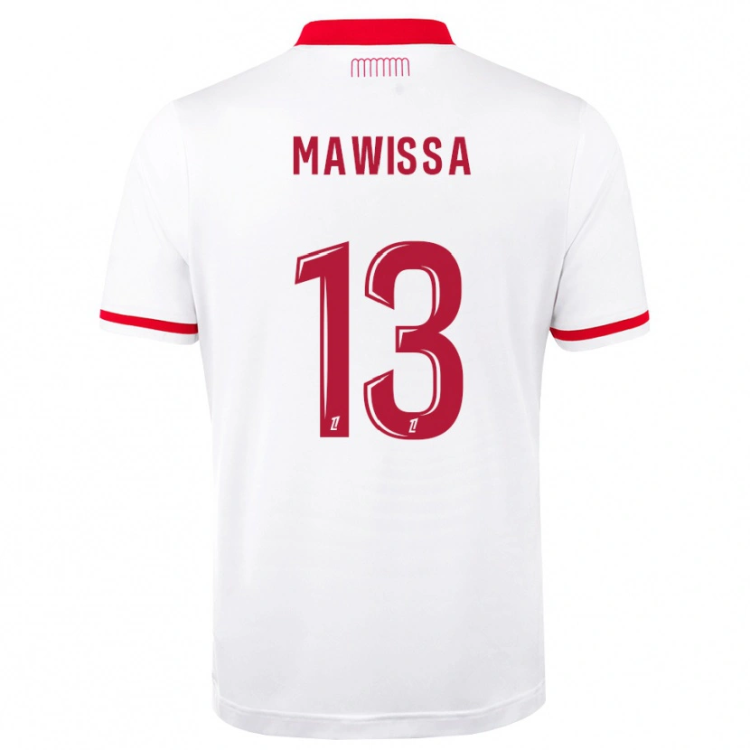 Danxen Dámské Christian Mawissa #13 Červená Bílá Domů Hráčské Dresy 2026/27 Dres
