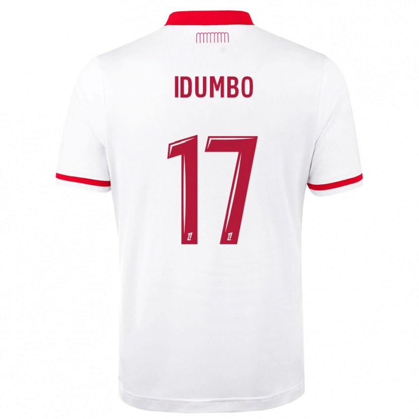 Danxen Dámské Stanis Idumbo #17 Červená Bílá Domů Hráčské Dresy 2026/27 Dres