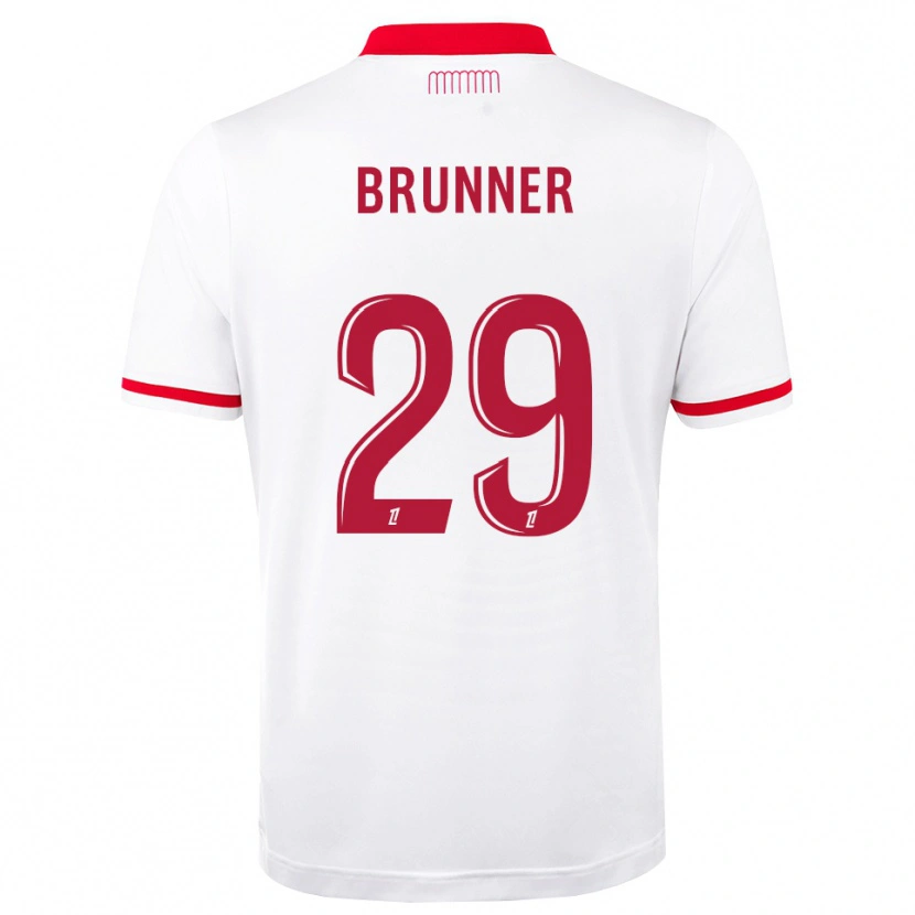 Danxen Dámské Paris Brunner #29 Červená Bílá Domů Hráčské Dresy 2026/27 Dres