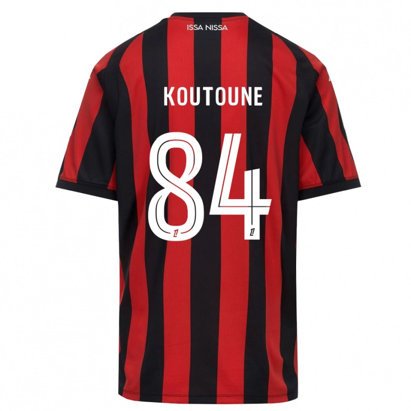 Danxen Dámské Hamza Koutoune #84 Červená Černá Bílá Domů Hráčské Dresy 2026/27 Dres