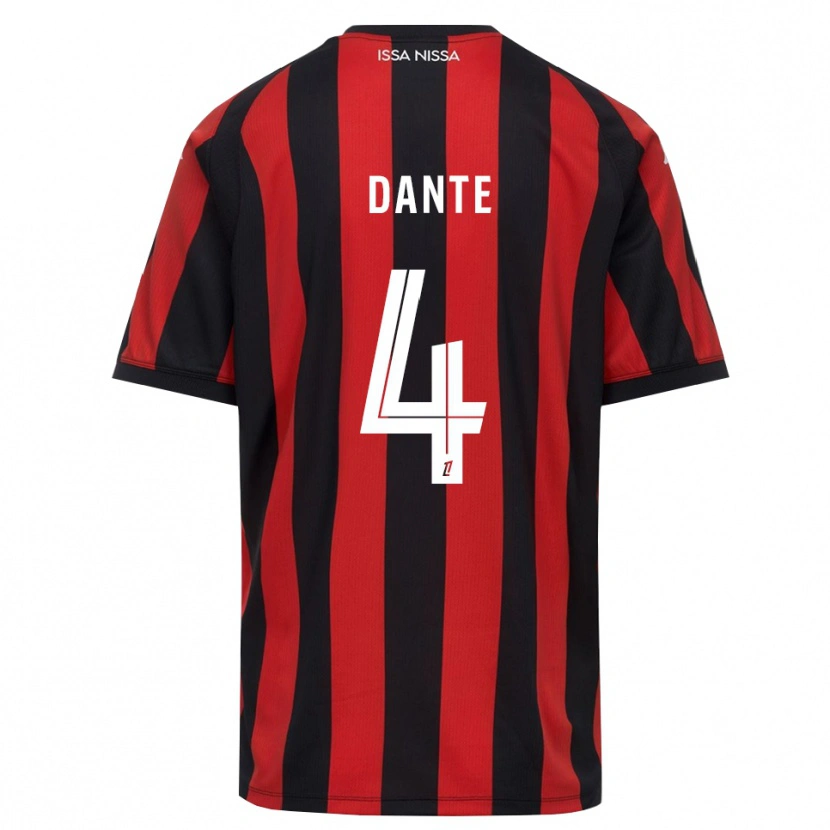Danxen Dámské Dante #4 Červená Černá Bílá Domů Hráčské Dresy 2026/27 Dres