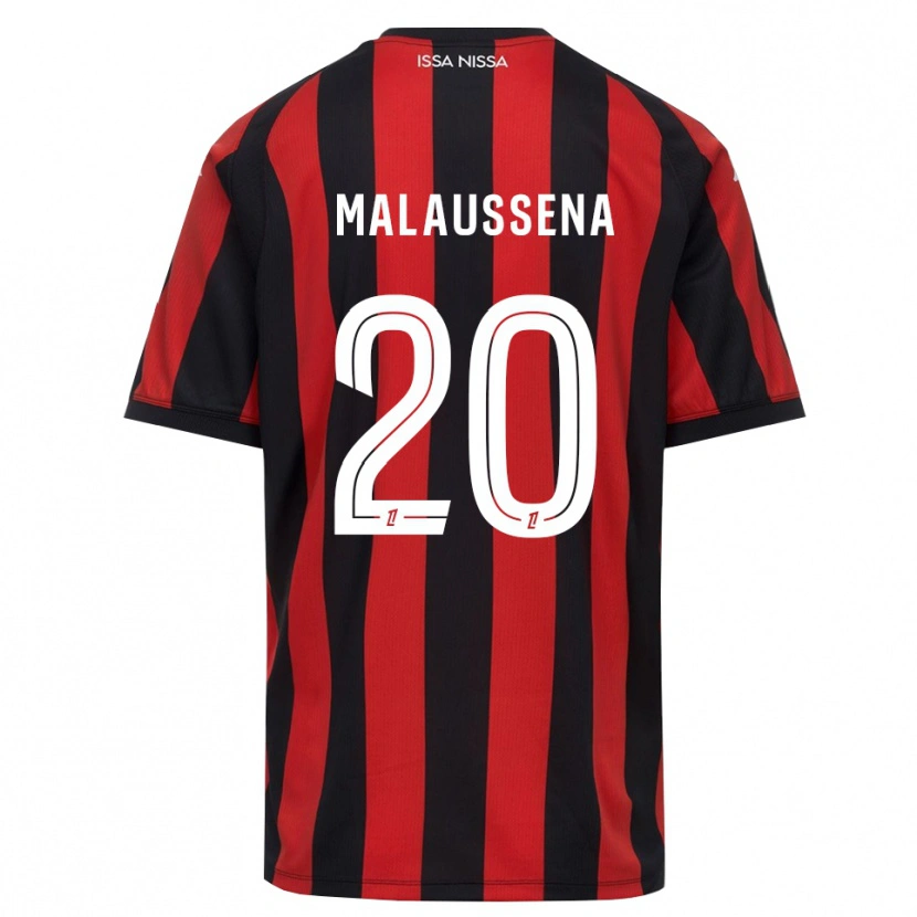 Danxen Dámské Angela Malaussena #20 Červená Černá Bílá Domů Hráčské Dresy 2026/27 Dres