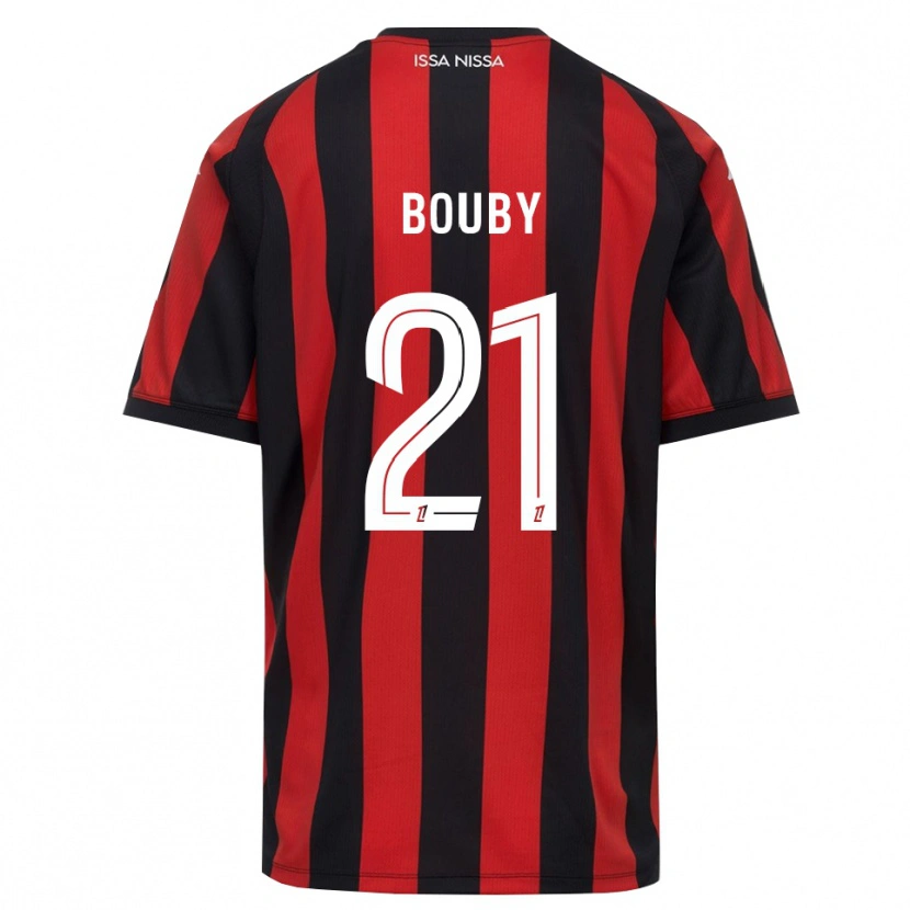 Danxen Dámské Coline Bouby #21 Červená Černá Bílá Domů Hráčské Dresy 2026/27 Dres