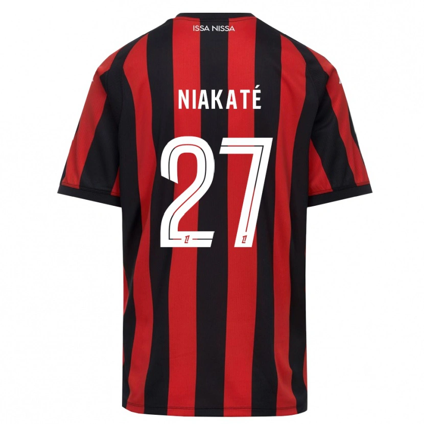 Danxen Dámské Yakaré Niakaté #27 Červená Černá Bílá Domů Hráčské Dresy 2026/27 Dres