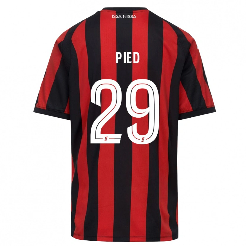 Danxen Dámské Jeremy Pied #29 Červená Černá Bílá Domů Hráčské Dresy 2026/27 Dres