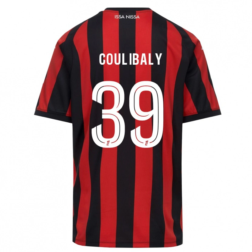 Danxen Dámské Djibril Coulibaly #39 Červená Černá Bílá Domů Hráčské Dresy 2026/27 Dres