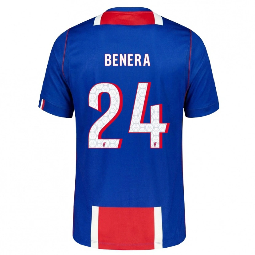 Danxen Dámské Baby Jordy Benera #24 Červená Bílá Modrá Domů Hráčské Dresy 2026/27 Dres