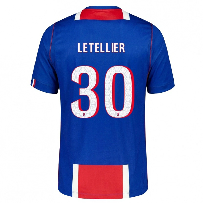 Danxen Dámské Alexandre Letellier #30 Červená Bílá Modrá Domů Hráčské Dresy 2026/27 Dres