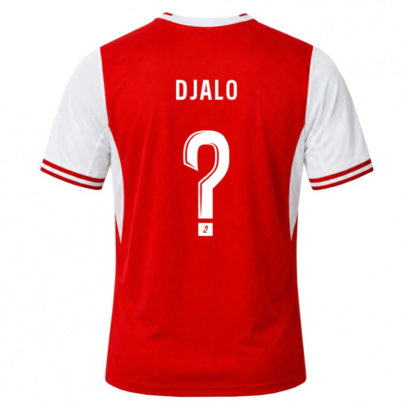 Danxen Dámské Mamadu Djaló #0 Červená Bílá Domů Hráčské Dresy 2026/27 Dres