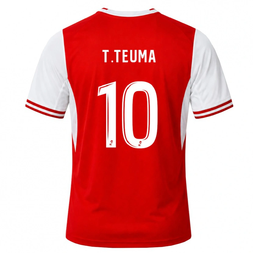 Danxen Dámské Teddy Teuma #10 Červená Bílá Domů Hráčské Dresy 2026/27 Dres