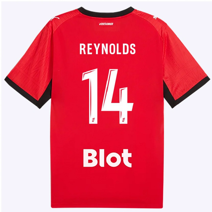 Danxen Dámské Bryan Reynolds #14 Červená Černá Bílá Domů Hráčské Dresy 2026/27 Dres