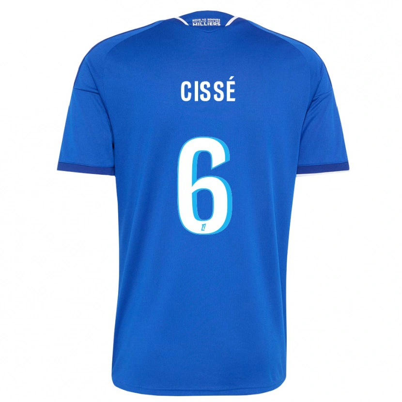 Danxen Dámské Amadou Cissé #6 Královská Modř Bílá Domů Hráčské Dresy 2026/27 Dres