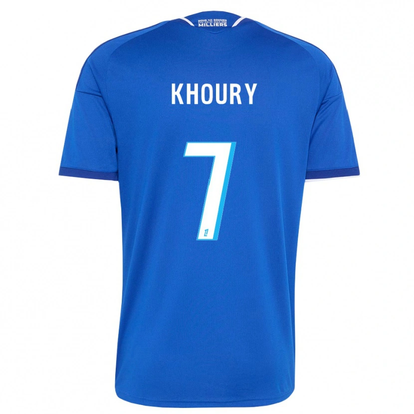 Danxen Dámské Pilar Khoury #7 Královská Modř Bílá Domů Hráčské Dresy 2026/27 Dres