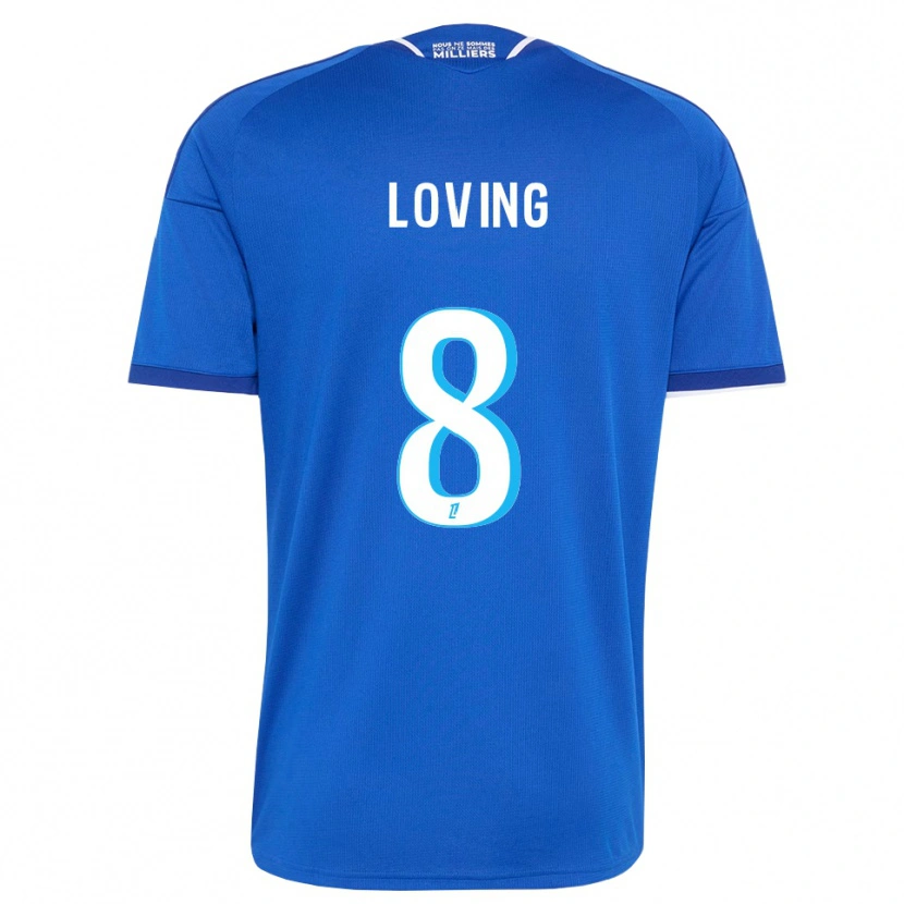 Danxen Dámské Emma Loving #8 Královská Modř Bílá Domů Hráčské Dresy 2026/27 Dres