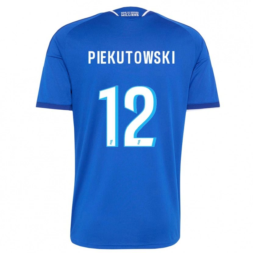 Danxen Dámské Milosz Piekutowski #12 Královská Modř Bílá Domů Hráčské Dresy 2026/27 Dres