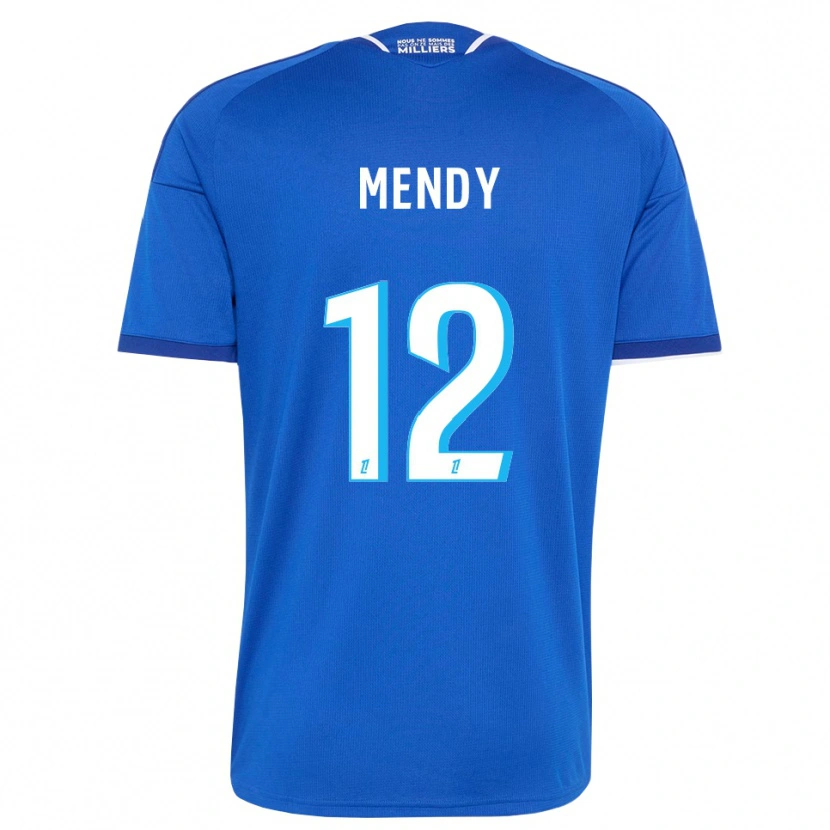 Danxen Dámské François Mendy #12 Královská Modř Bílá Domů Hráčské Dresy 2026/27 Dres
