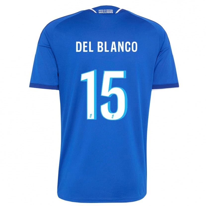 Danxen Dámské Mateo Del Blanco #15 Královská Modř Bílá Domů Hráčské Dresy 2026/27 Dres