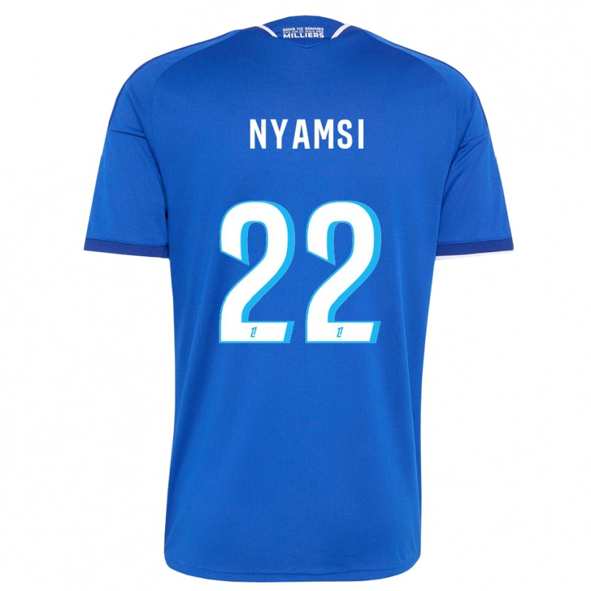 Danxen Dámské Gerzino Nyamsi #22 Královská Modř Bílá Domů Hráčské Dresy 2026/27 Dres