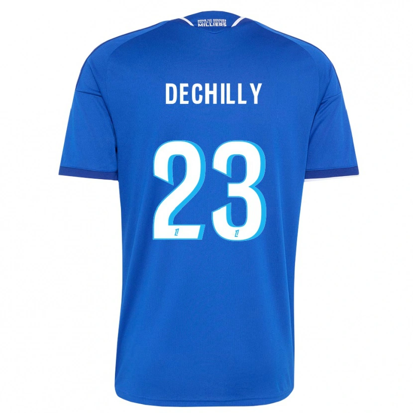 Danxen Dámské Pauline Dechilly #23 Královská Modř Bílá Domů Hráčské Dresy 2026/27 Dres