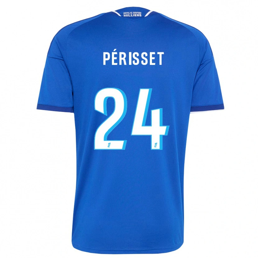 Danxen Dámské Ève Périsset #24 Královská Modř Bílá Domů Hráčské Dresy 2026/27 Dres