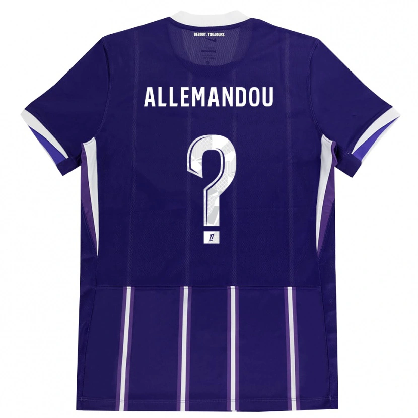 Danxen Dámské Teddy Allemandou #0 Fialová Bílá Domů Hráčské Dresy 2026/27 Dres