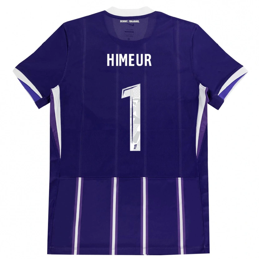 Danxen Dámské Thomas Himeur #1 Fialová Bílá Domů Hráčské Dresy 2026/27 Dres