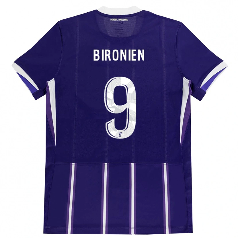 Danxen Dámské Mymithye Bironien #9 Fialová Bílá Domů Hráčské Dresy 2026/27 Dres