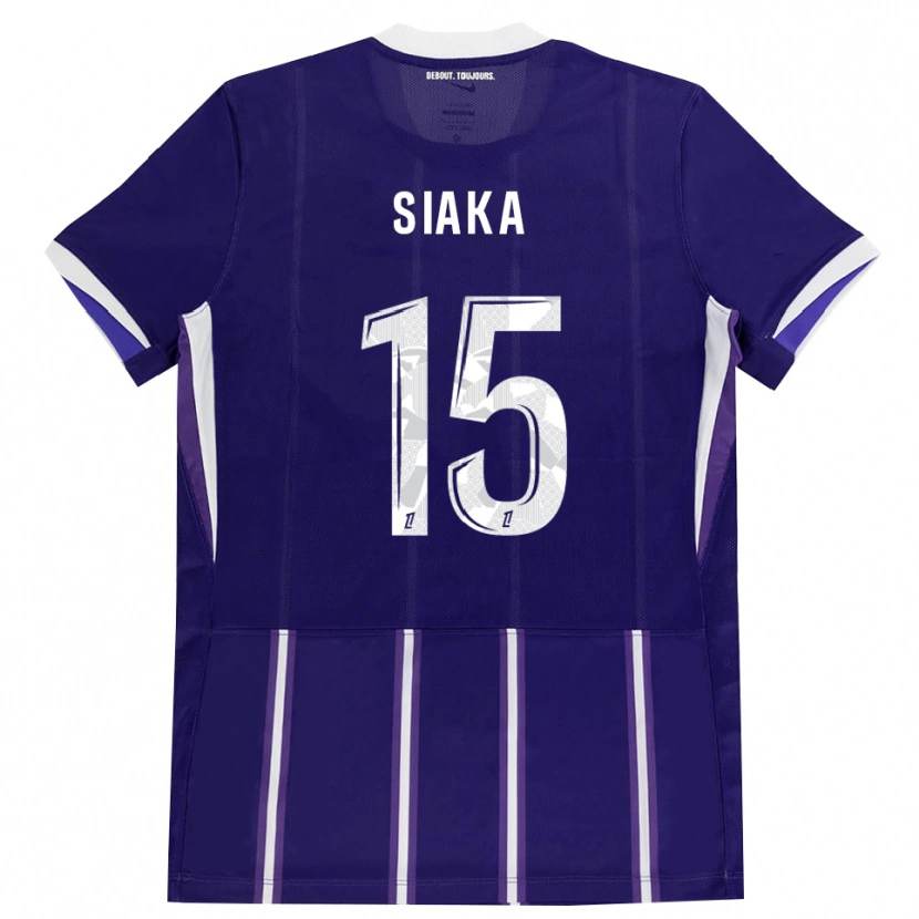 Danxen Dámské Nazihary Siaka #15 Fialová Bílá Domů Hráčské Dresy 2026/27 Dres