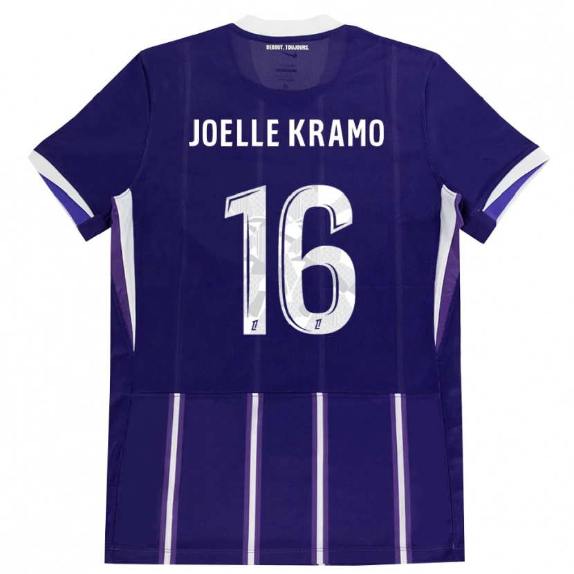 Danxen Dámské Marie Joelle Kramo #16 Fialová Bílá Domů Hráčské Dresy 2026/27 Dres