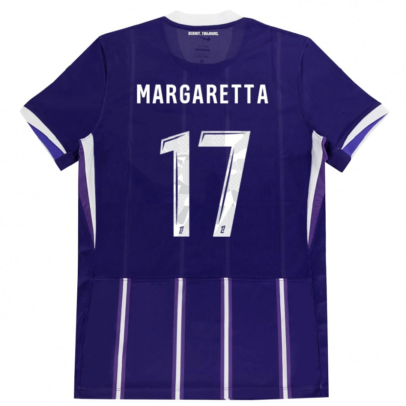 Danxen Dámské Jessica Margaretta #17 Fialová Bílá Domů Hráčské Dresy 2026/27 Dres