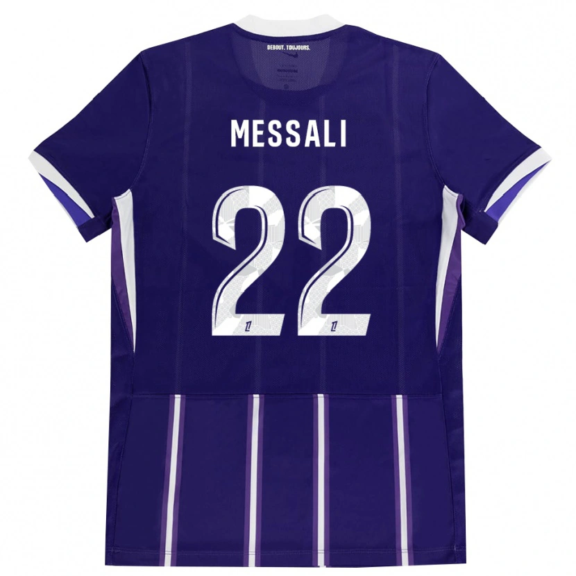 Danxen Dámské Rafik Messali #22 Fialová Bílá Domů Hráčské Dresy 2026/27 Dres