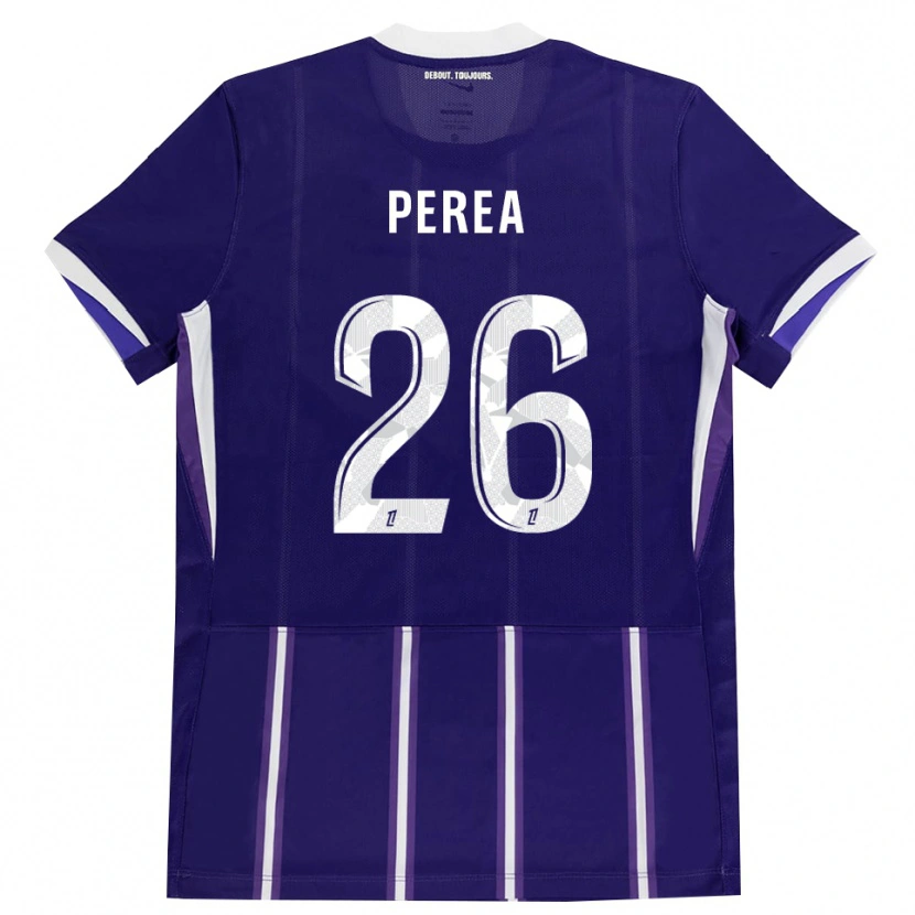 Danxen Dámské Marine Perea #26 Fialová Bílá Domů Hráčské Dresy 2026/27 Dres
