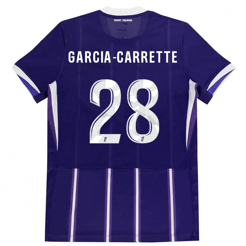 Danxen Dámské Hortense Garcia-Carrette #28 Fialová Bílá Domů Hráčské Dresy 2026/27 Dres